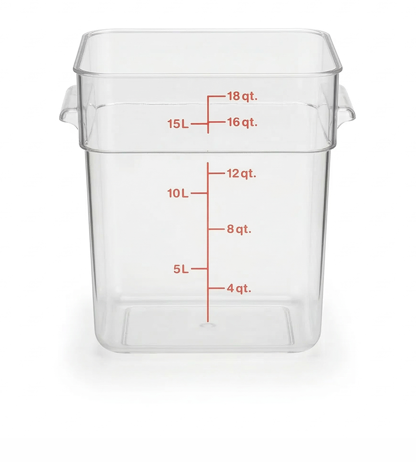 18 QT Square Storage Container