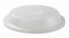 24 cm Round Frosted Clear Plate Cover Polycarbonate