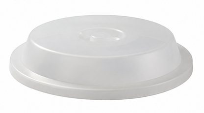 24 cm Round Frosted Clear Plate Cover Polycarbonate