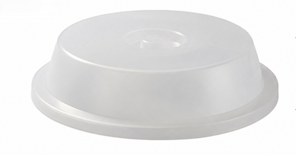 24 cm Round Frosted Clear Plate Cover Polycarbonate