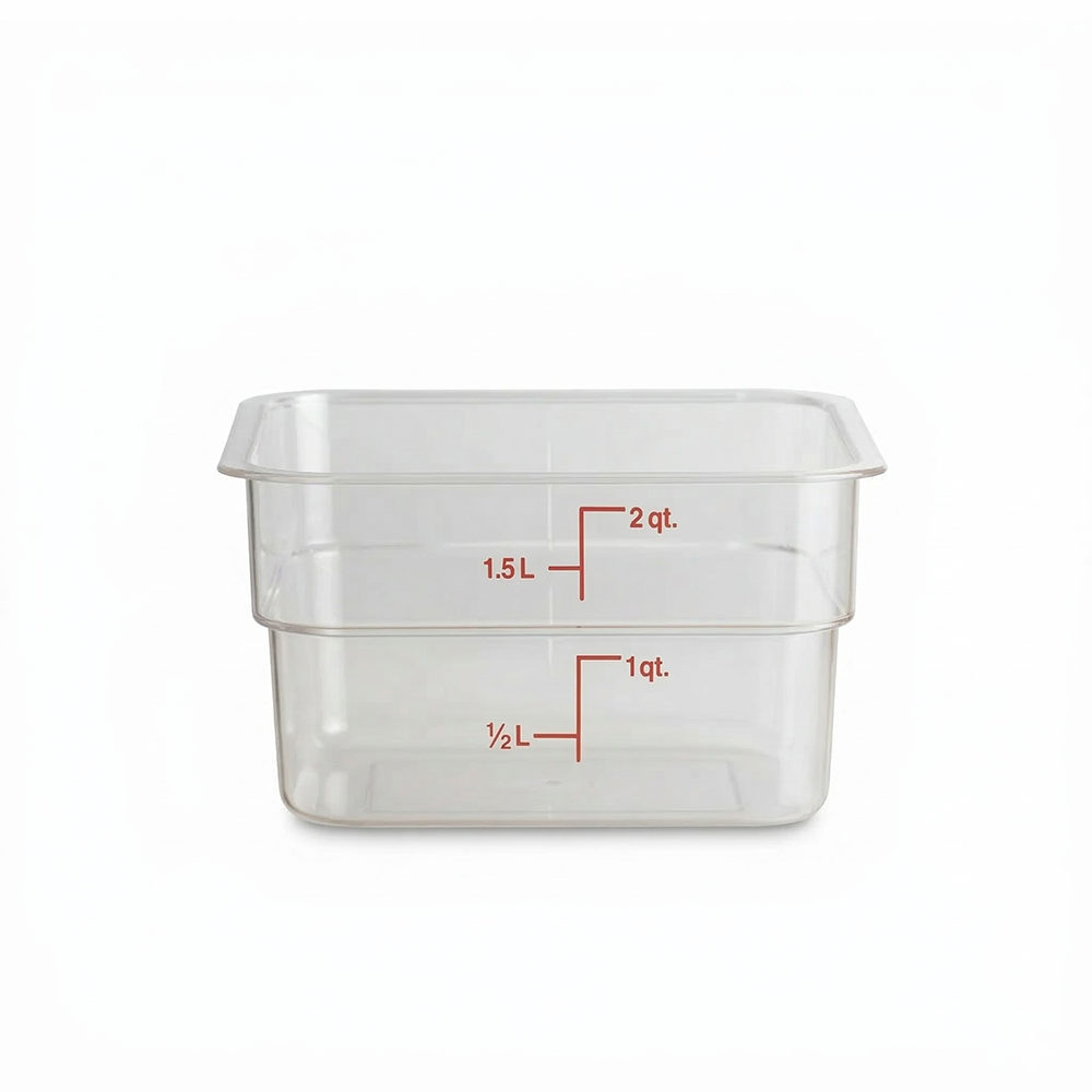 2 QT Square Storage Container