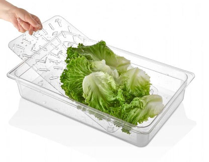 1/2 GN Pan Drain Board Polycarbonate