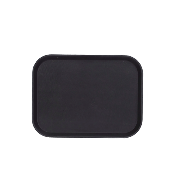 60x40 cm Rectangular Black Non Slip Service Tray