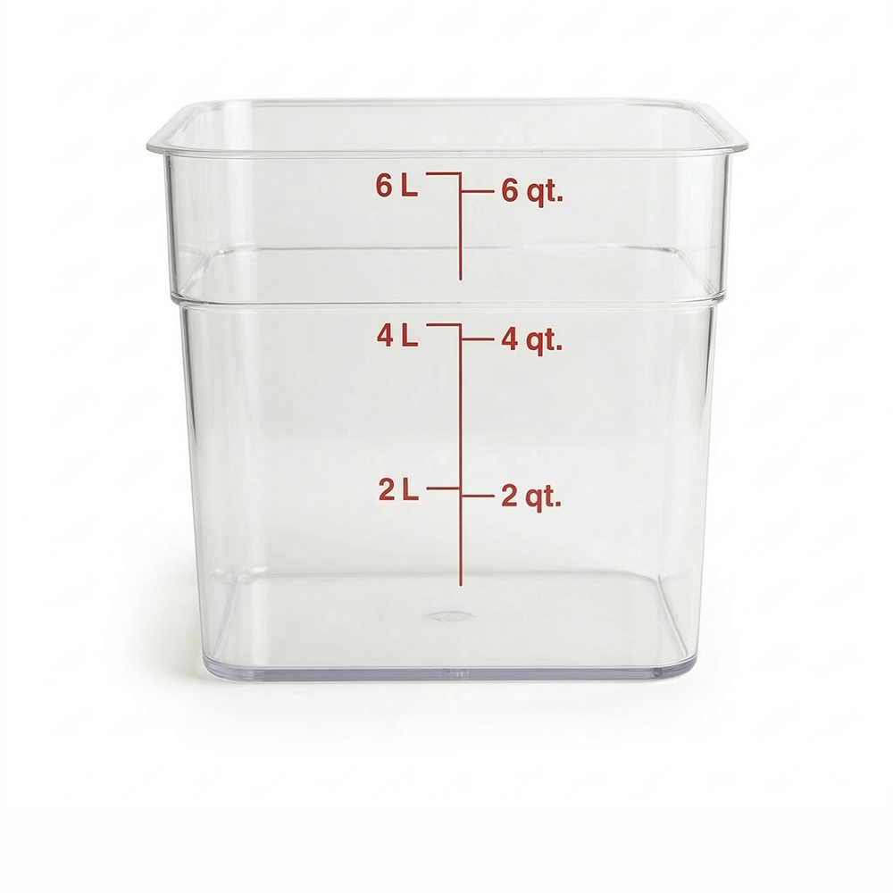 6 QT Square Storage Container