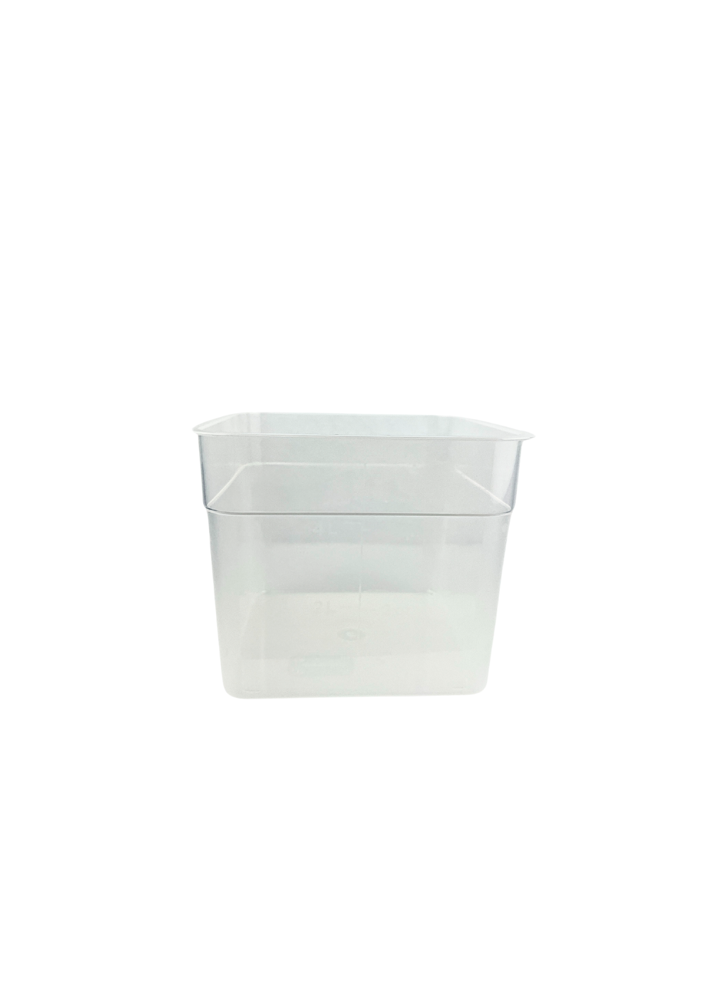 6 QT PP Square Storage Containers BPA Free