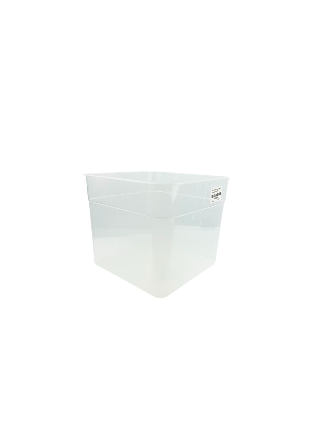 6 QT PP Square Storage Containers BPA Free