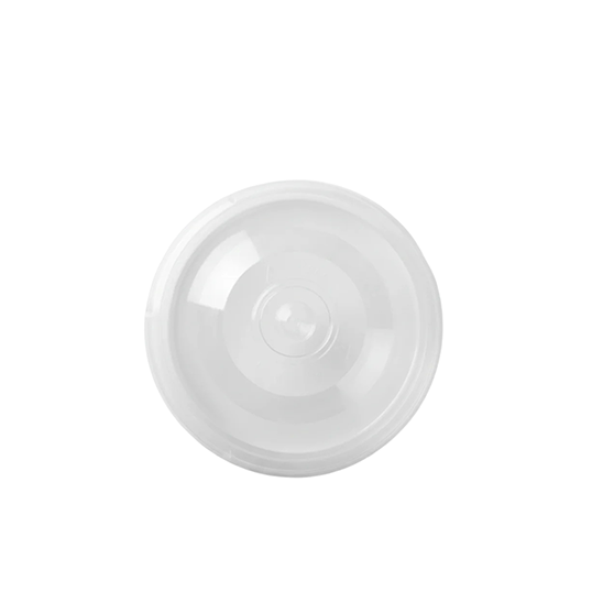 14 cm Round Frosted Clear Plate Cover Polycarbonate