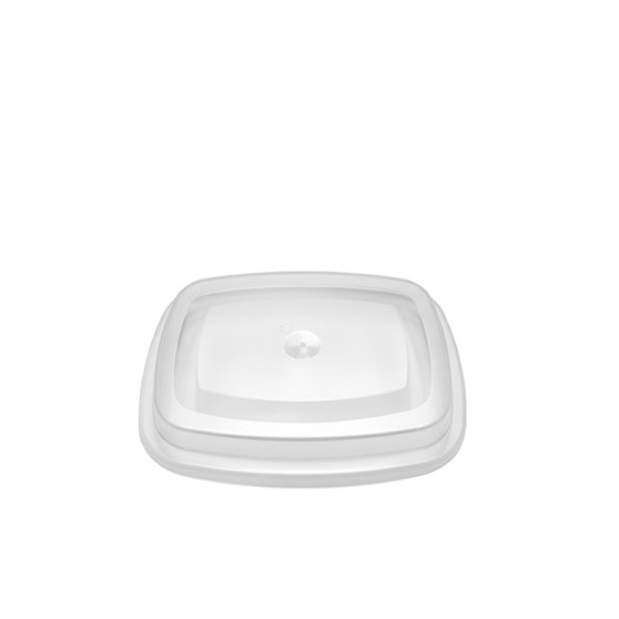 17.5x12.2 cm Rectangular Frosted Clear Plate Cover Polycarbonate
