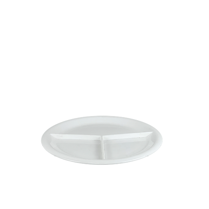 3 Compartments Flat Plate 26 cm Polycarbonate
