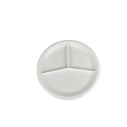 3 Compartments Flat Plate 26 cm Polycarbonate