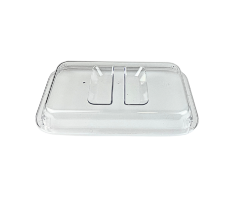 28 x 18 x 3.9 cm Clear  Rectangular Polycarbonate Plate Cover