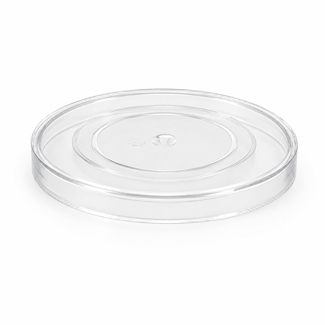 3.7 cm Round Frosted Clear Cup Cover Polycarbonate