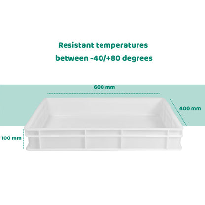 60x40x10 cm Dough Box Polypropylene  BPA Free