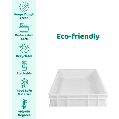 60x40x10 cm Dough Box Polypropylene  BPA Free