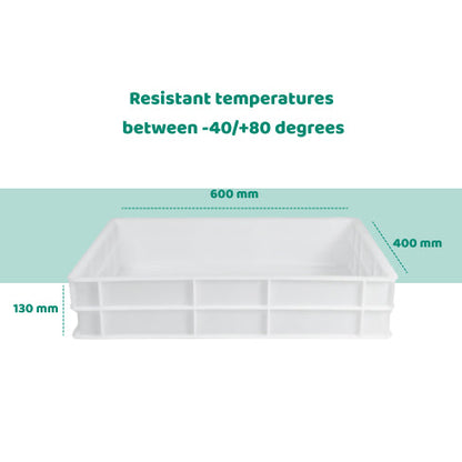 60x40x13 cm Dough Box Polypropylene BPA Free