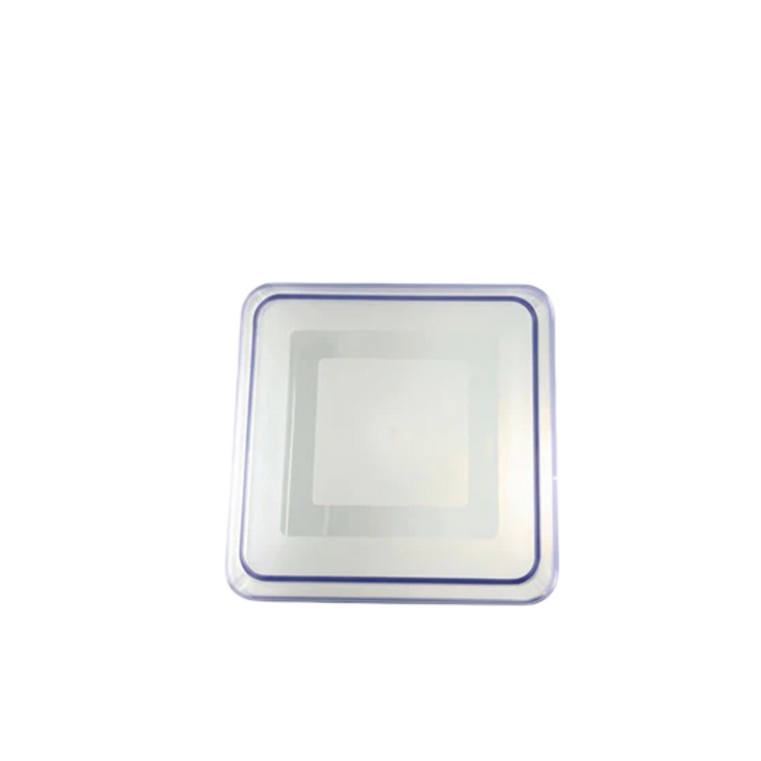1.6x11.6x2.4 cm Square Frosted Blue Plate Cover Polycarbonate