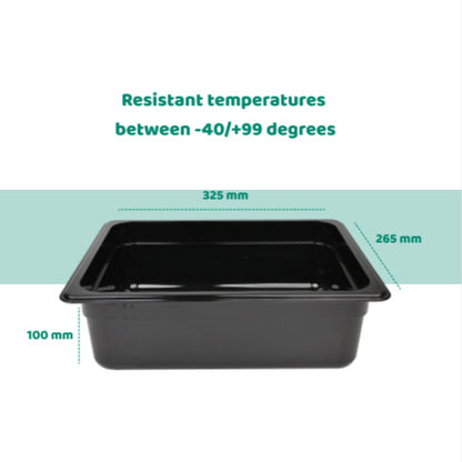 1/2 100 mm Gastronorm Pan