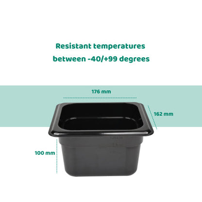1/6 100 mm Gastronorm Pan