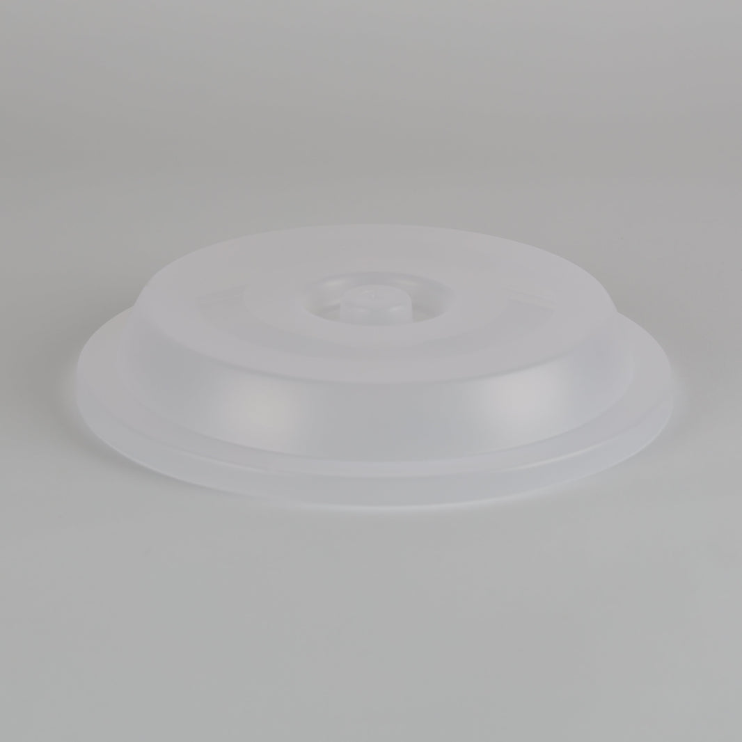 24 x 7 cm Frosted Clear Round Polycarbonate Plate Cover