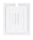 1/1 Notched Lid For Gastronorm Pan PC