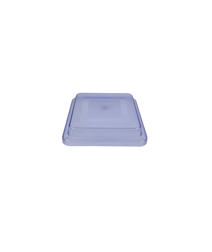 10 x 10 x 2.4 cm  Frosted Blue Square Polycarbonate Plate Cover