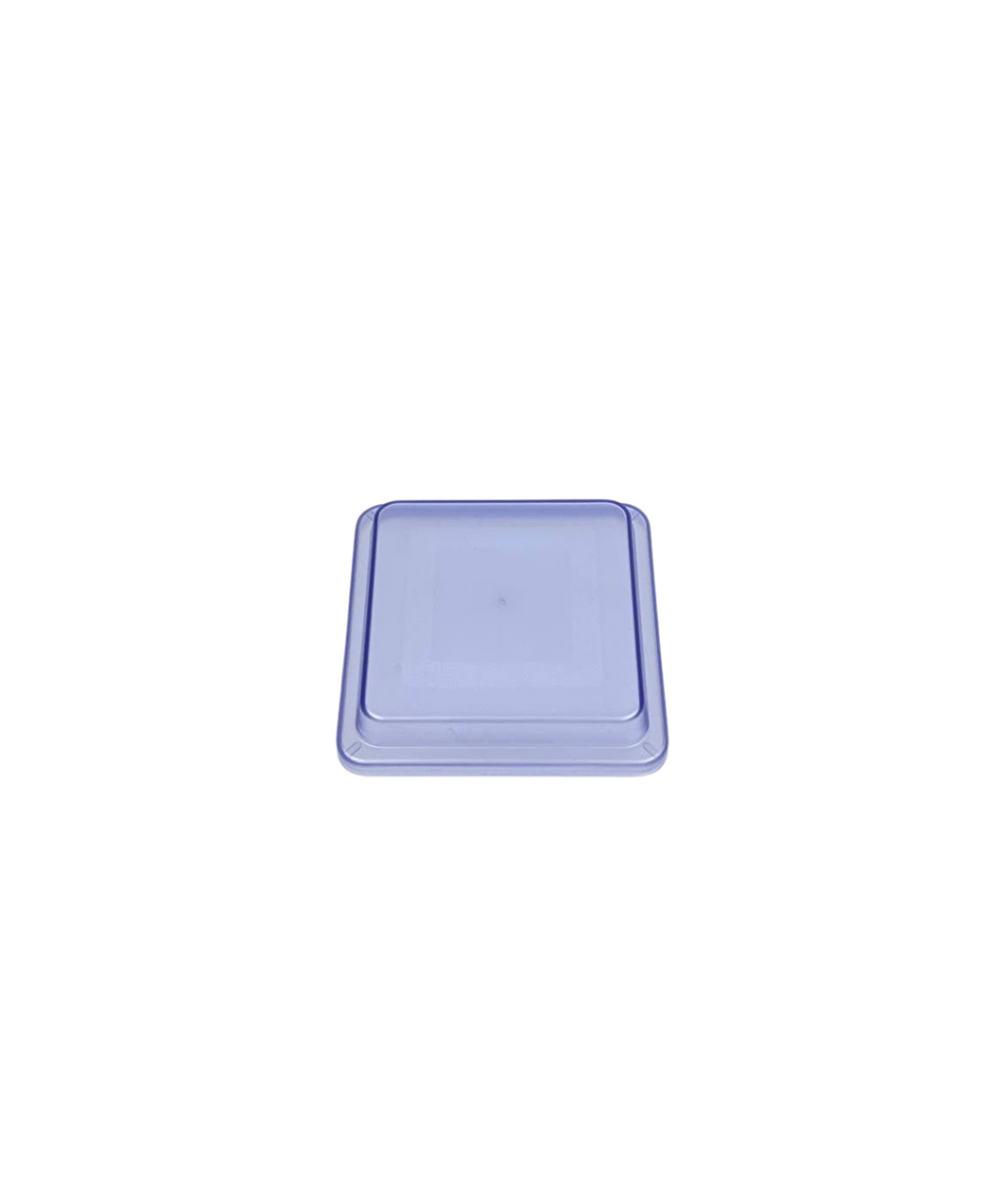 10 x 10 x 2.4 cm  Frosted Blue Square Polycarbonate Plate Cover