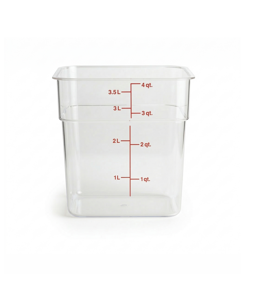 4 QT Square Storage Container