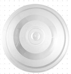 14 cm Frosted Clear Round Polycarbonate Plate Cover