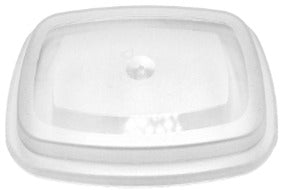 14 x 2.5 cm Frosted Clear Rectangular Polycarbonate Plate Cover