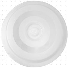 9.1 x 1.2 cm Frosted Blue Round Polycarbonate Plate Cover