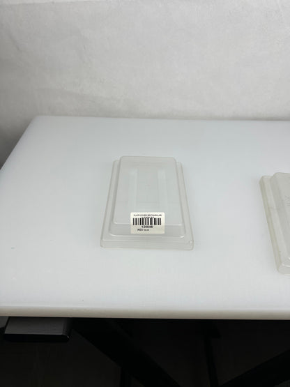 12 x 9.3 x 2.5 cm Frosted Clear Rectangular Polycarbonate Plate Cover
