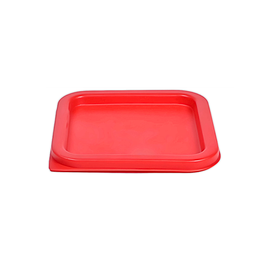 Lids Polypropylene BPA Free Red