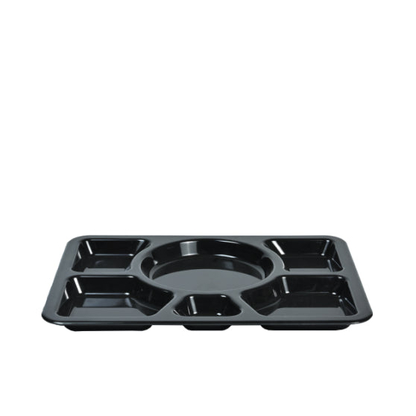 40 x 28 x 30 cm Six Compartments Food Tray Polycarbonate