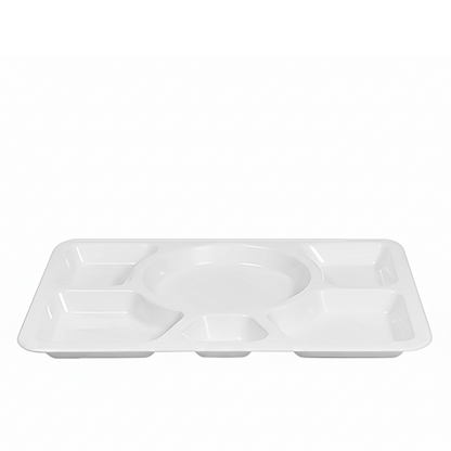 40 x 28 x 30 cm Six Compartments Food Tray Polycarbonate