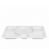 40 x 28 x 30 cm Six Compartments Food Tray Polycarbonate