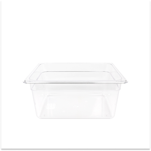 GN CONTAINER 1/2 150 MM PC CLEAR