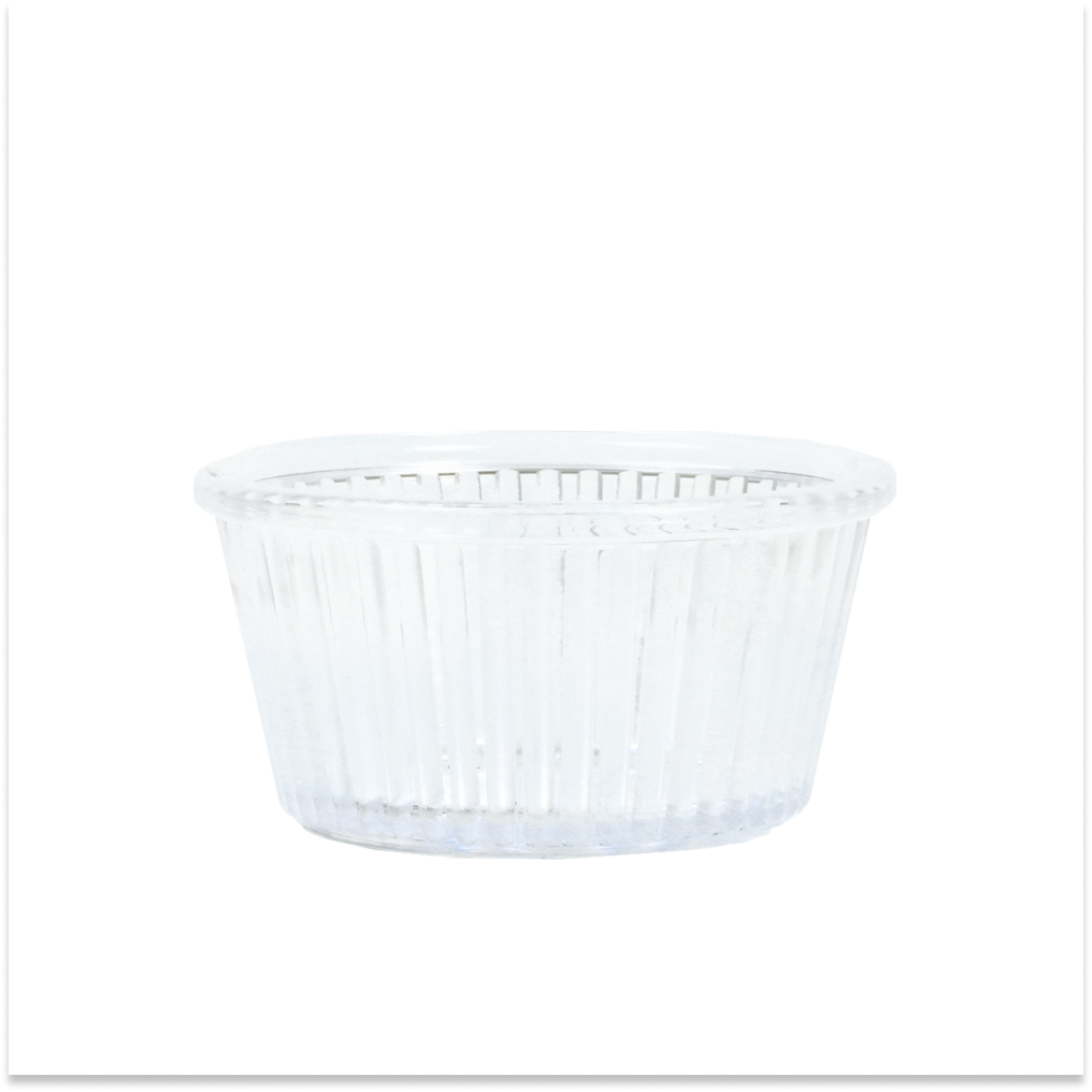 Ramekin Polycarbonate Jam Bowl 5.5 x 2.5 CM 30ml Clear