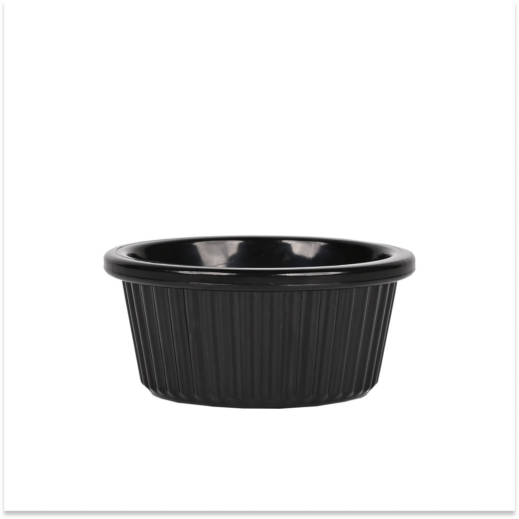 Ramekin Polycarbonate 6.5 x 3.5 CM 60ml Black