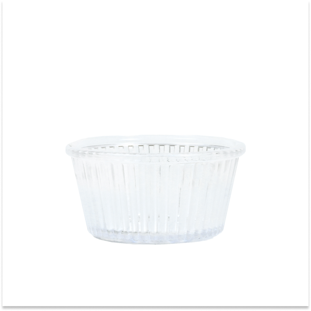 Ramekin Polycarbonate Jam Bowl 6.5 x 3.5 CM 60ml Clear