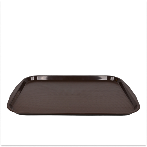 Service Tray Polypropylene 53x37 CM Brown