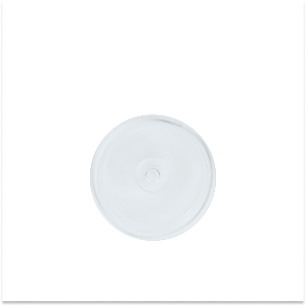 Polycarbonate Round Plates Cover 12.5 x 2 CM