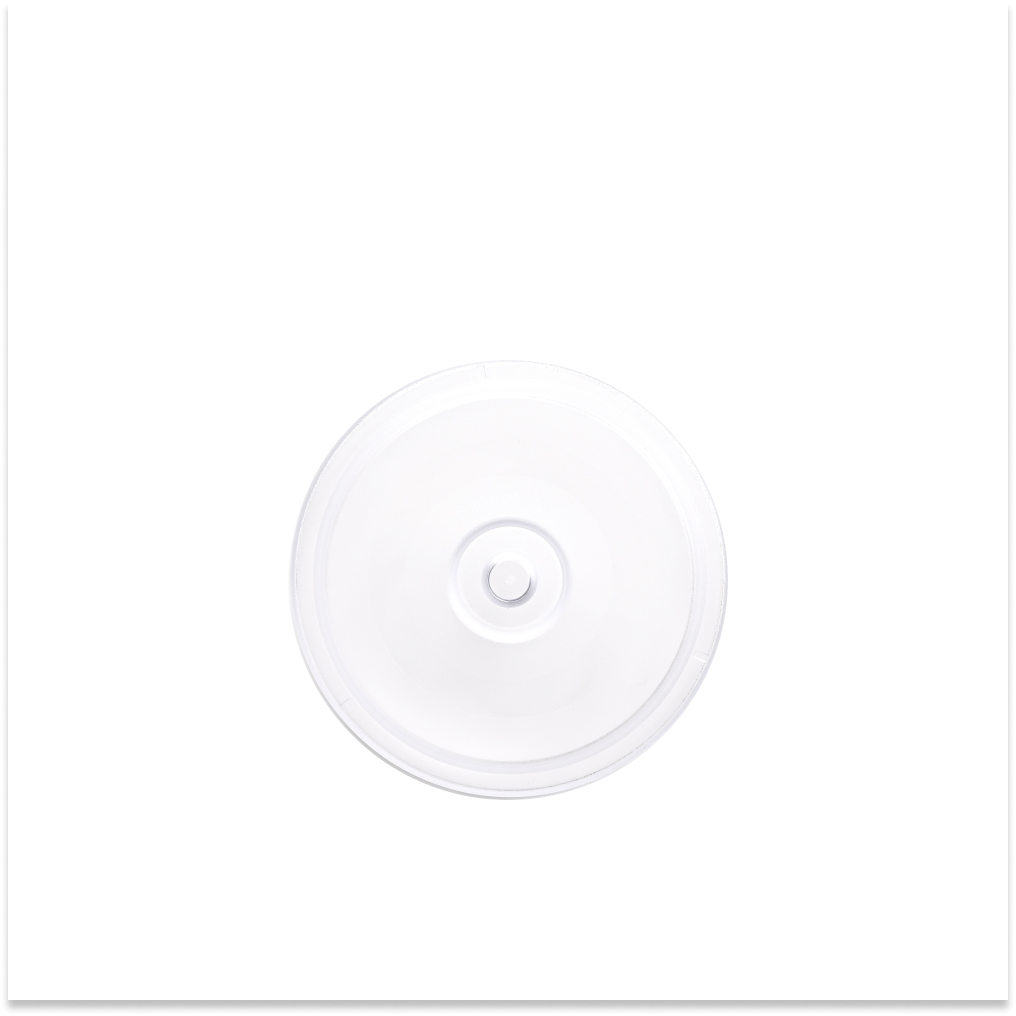 Polycarbonate Round Plates Cover 14 x 2.5 CM