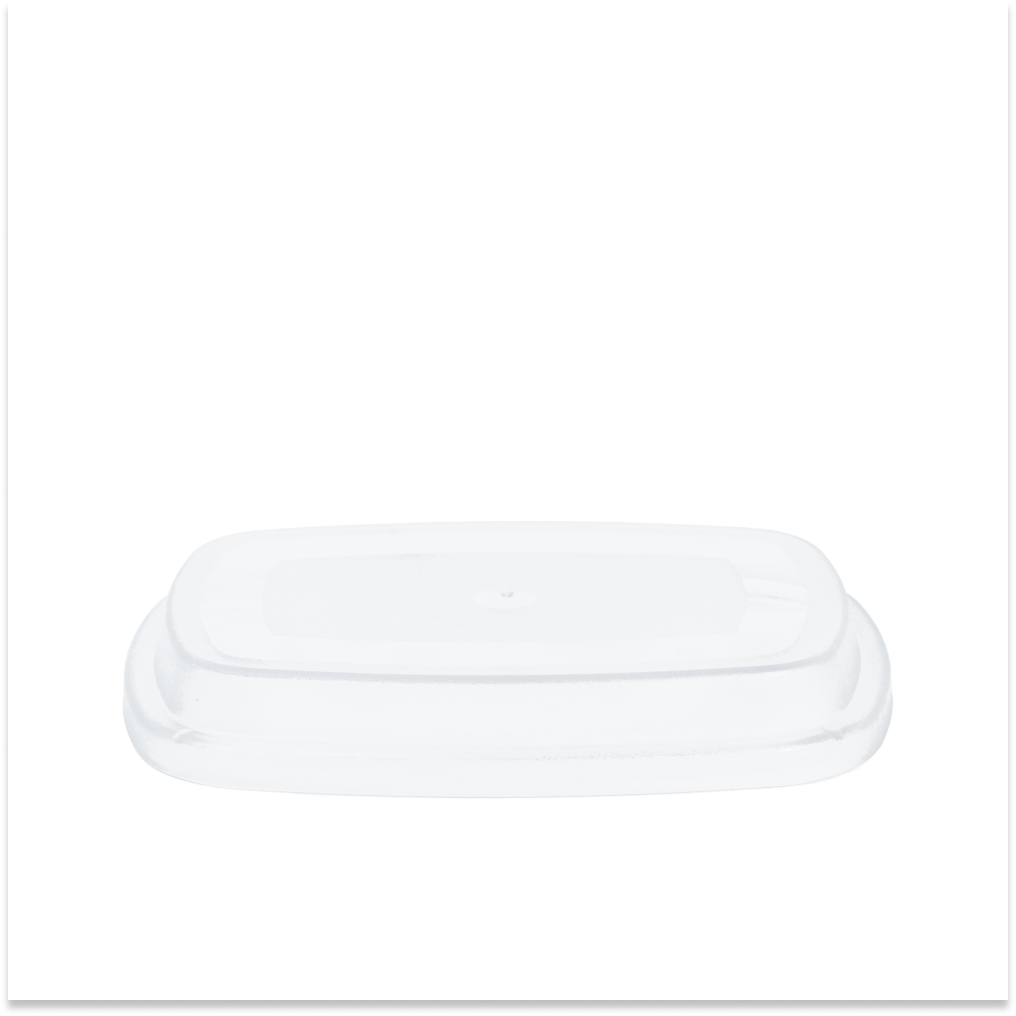 Polycarbonate Rectangular Plates Cover 12 x 2.5 CM